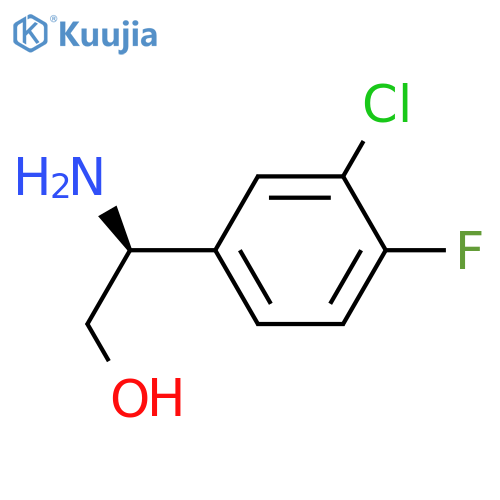 (2S)-2-AMINO-2-(3-CHLORO-4-FLUOROPHENYL)ETHAN-1-OL structure