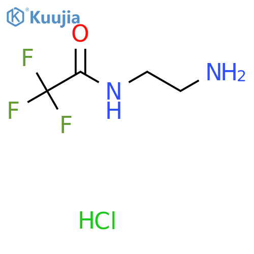 N-(2-Aminoethyl)-2,2,2-trifluoroacetamide hydrochloride structure