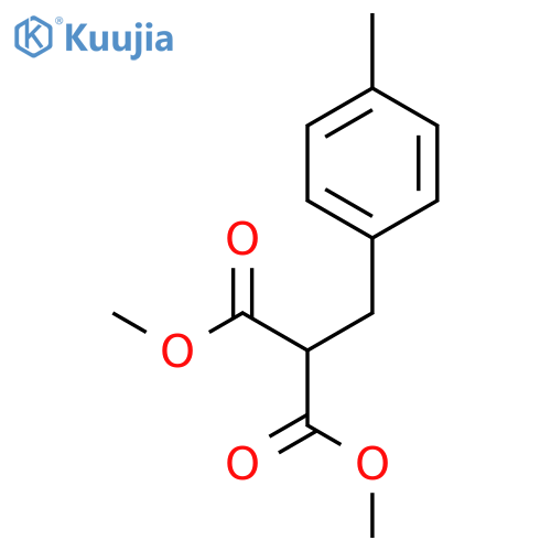 Propanedioic acid, [(4-methylphenyl)methyl]-, dimethyl ester structure