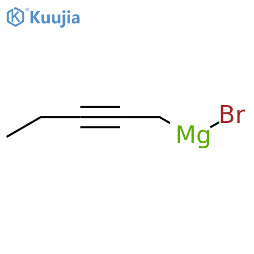 Pent-2-ynylmagnesium bromide structure