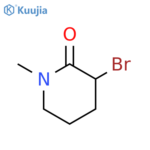 3-bromo-1-methylpiperidin-2-one structure