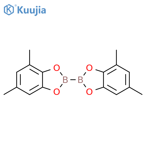 2,2'-Bi-1,3,2-benzodioxaborole, 4,4',6,6'-tetramethyl- structure