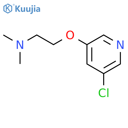 Ethanamine, 2-[(5-chloro-3-pyridinyl)oxy]-N,N-dimethyl- structure