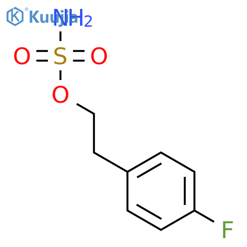 2-(4-fluorophenyl)ethyl Sulfamate structure