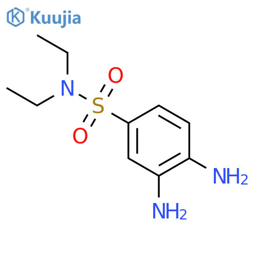 3,4-Diamino-N,N-diethylbenzene-1-sulfonamide structure