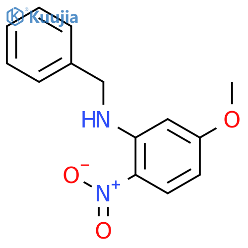 N-Benzyl-5-methoxy-2-nitroaniline structure