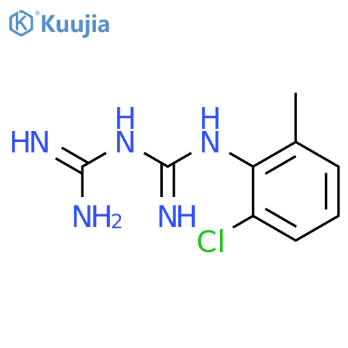 2-(2-Chloro-6-methylphenyl)-1-(diaminomethylidene)guanidine structure