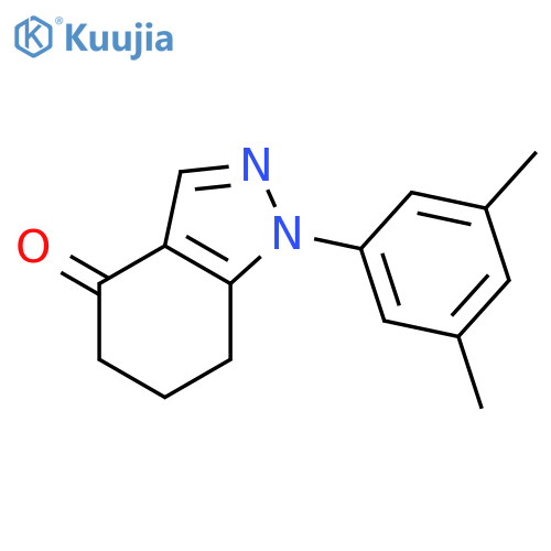 1-(3,5-Dimethylphenyl)-1,5,6,7-tetrahydroindazol-4-one structure