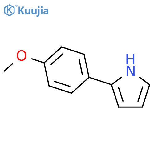 2-(4-Methoxyphenyl)pyrrole structure