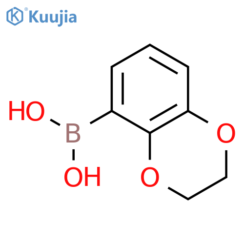 (2,3-Dihydrobenzo[b][1,4]dioxin-5-yl)boronic acid structure