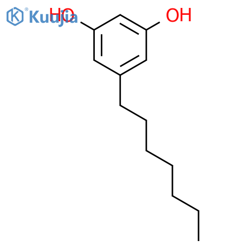 5-Heptylresorcinol structure
