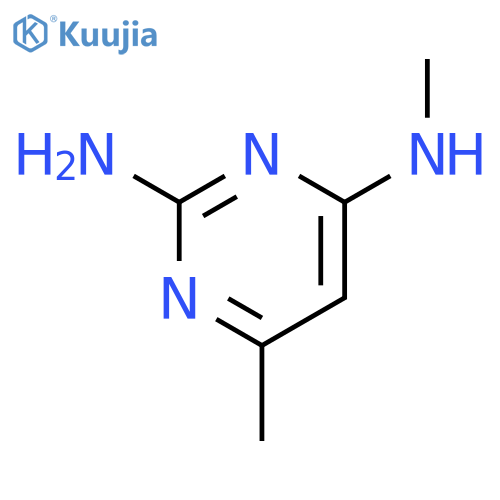 2,4-pyrimidinediamine,n4,6-dimethyl- structure