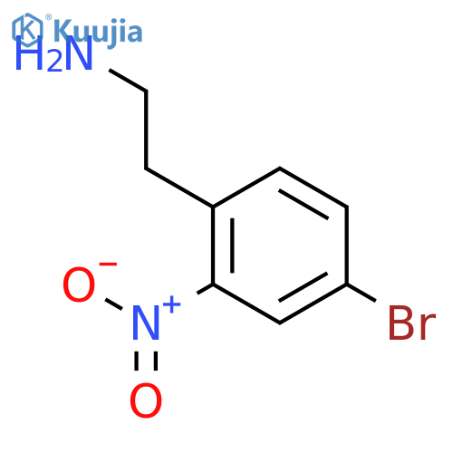 2-(4-bromo-2-nitrophenyl)ethan-1-amine structure