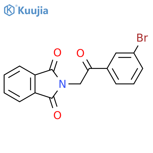 2-[2-(3-Bromo-phenyl)-2-oxo-ethyl]-isoindole-1,3-dione structure