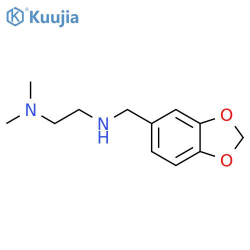 (1,3-dioxaindan-5-yl)methyl2-(dimethylamino)ethylamine structure