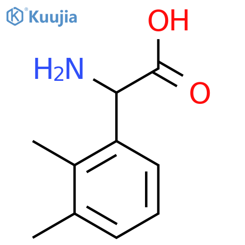 Amino(2,3-dimethylphenyl)acetic acid structure