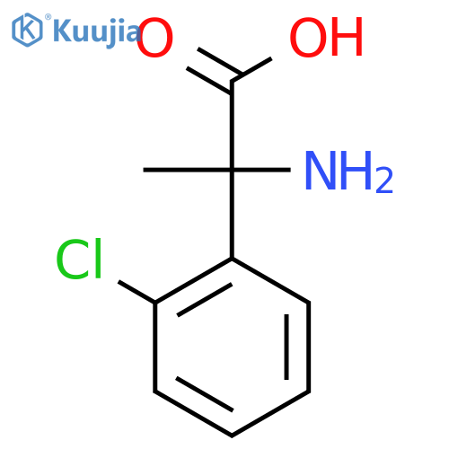 2-amino-2-(2-chlorophenyl)propanoic acid structure