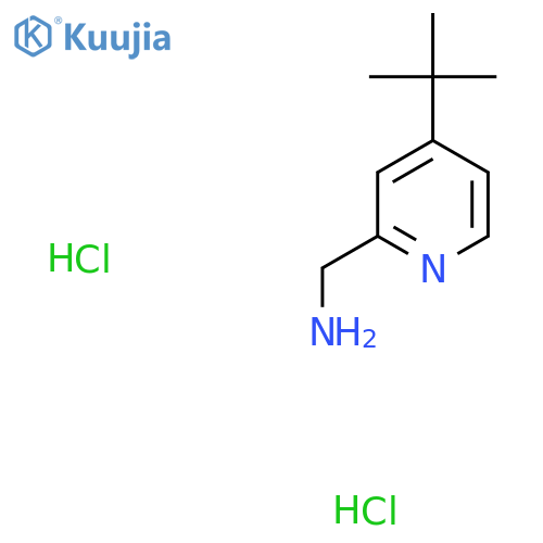 (4-(Tert-Butyl)pyridin-2-yl)methanamine dihydrochloride structure