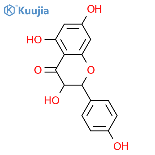 4H-1-Benzopyran-4-one,2,3-dihydro-3,5,7-trihydroxy-2-(4-hydroxyphenyl)-, (2S,3R)- structure