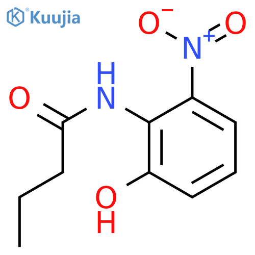 N-(2-hydroxy-6-nitrophenyl)butanamide structure