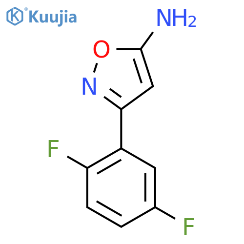 3-(2,5-difluorophenyl)-1,2-oxazol-5-amine structure