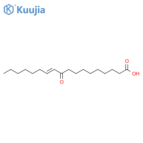 11-Octadecenoic acid, 10-oxo-, (11E)- structure