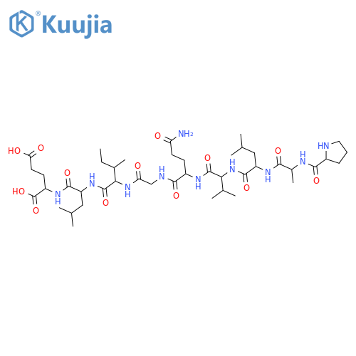 L-Glutamic acid,L-prolyl-L-alanyl-L-leucyl-L-valyl-L-glutaminylglycyl-L-isoleucyl-L-leucyl- structure
