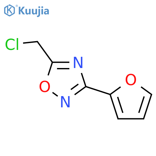 5-(Chloromethyl)-3-(furan-2-yl)-1,2,4-oxadiazole structure