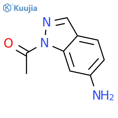 Ethanone,1-(6-amino-1H-indazol-1-yl)- structure