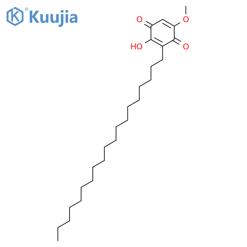 2,5-Cyclohexadiene-1,4-dione, 2-hydroxy-5-methoxy-3-nonadecyl- structure