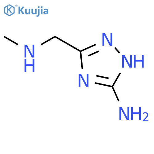 1H-1,2,4-Triazole-3-methanamine, 5-amino-N-methyl- (9CI) structure