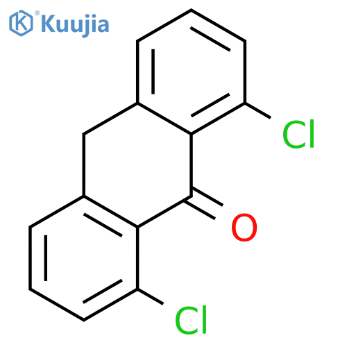 1,8-dichloroanthracen-9(10H)-one structure
