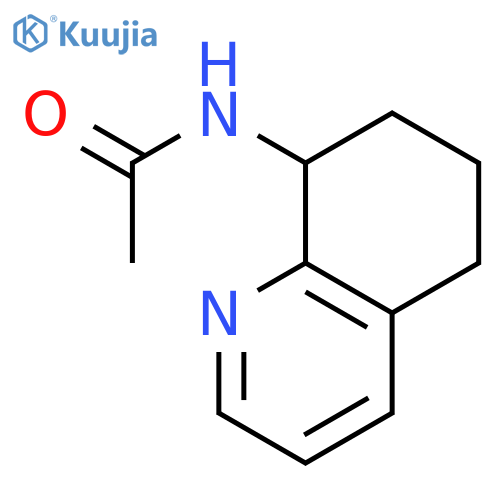 Acetamide, N-[(8R)-5,6,7,8-tetrahydro-8-quinolinyl]- structure
