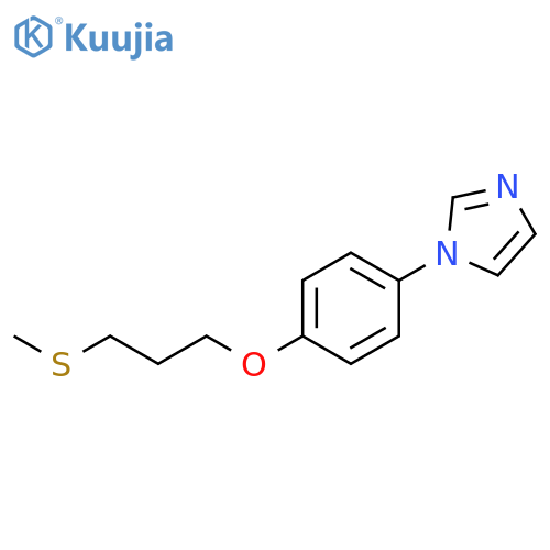 1H-Imidazole, 1-[4-[3-(methylthio)propoxy]phenyl]- structure