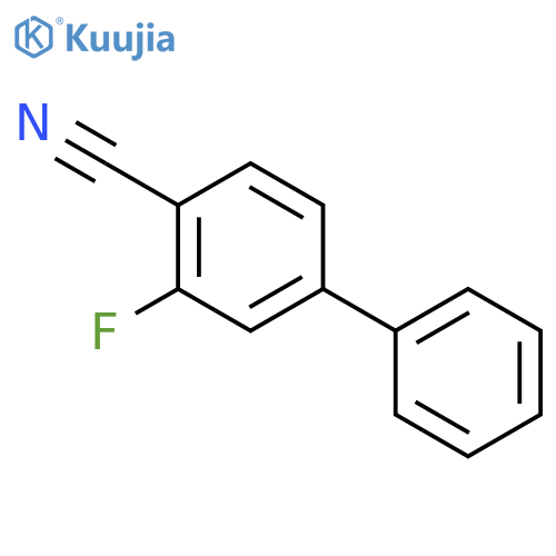 3-fluoro1,1'-biphenyl-4-carbonitrile structure