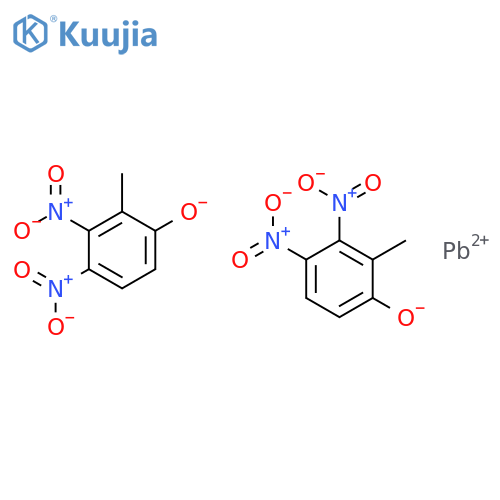 Phenol, 2-methyldinitro-, lead salt structure