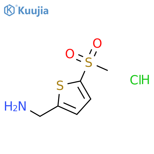 (5-Methanesulfonylthiophen-2-yl)methanamine Hydrochloride structure