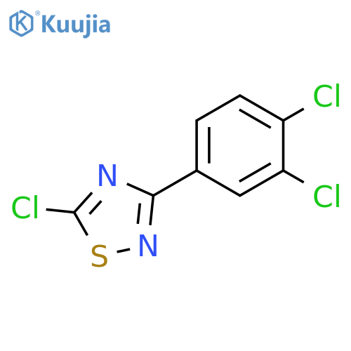 1,2,4-Thiadiazole, 5-chloro-3-(3,4-dichlorophenyl)- structure