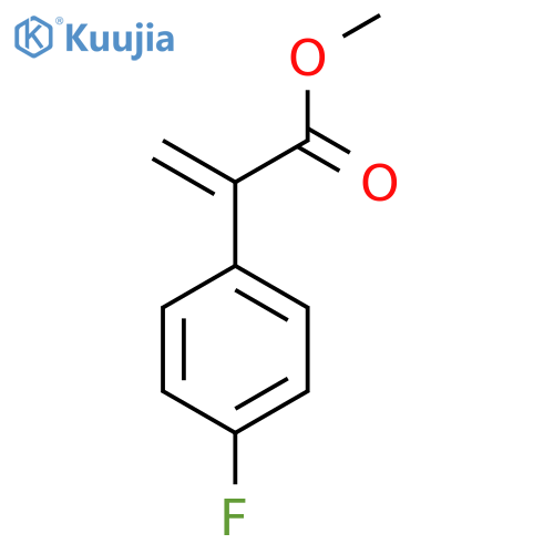 Methyl 2-(4-fluorophenyl)acrylate structure
