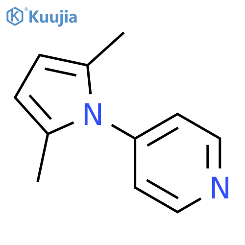 Pyridine, 4-(2,5-dimethyl-1H-pyrrol-1-yl)- structure