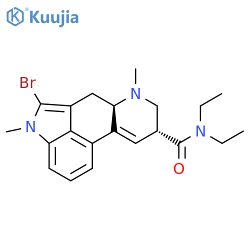 N(1)-methyl-2-bromo-lysergic acid diethylamide structure