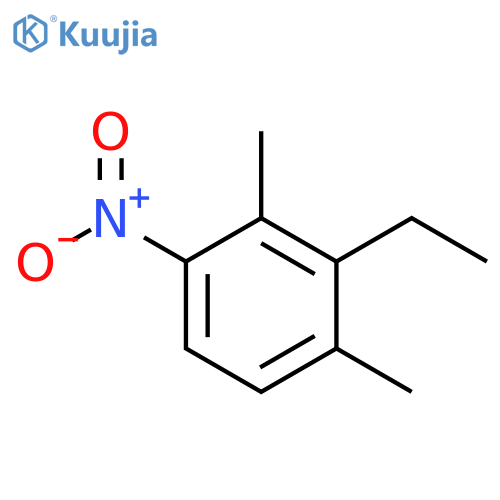 1,3-Dimethyl-2-ethyl-4-nitrobenzene structure
