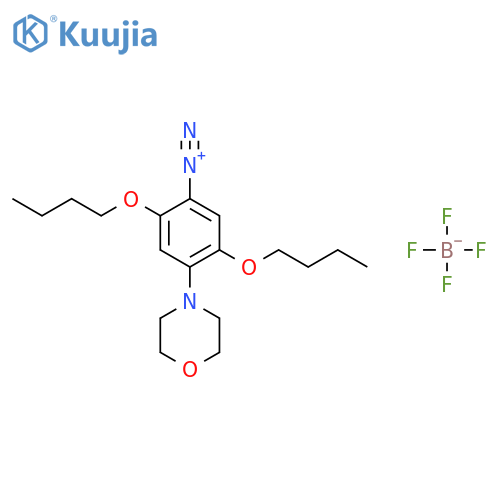 2,5-Dibutoxy-4-morpholin-4-ylbenzenediazonium Tetrafluoroborate structure
