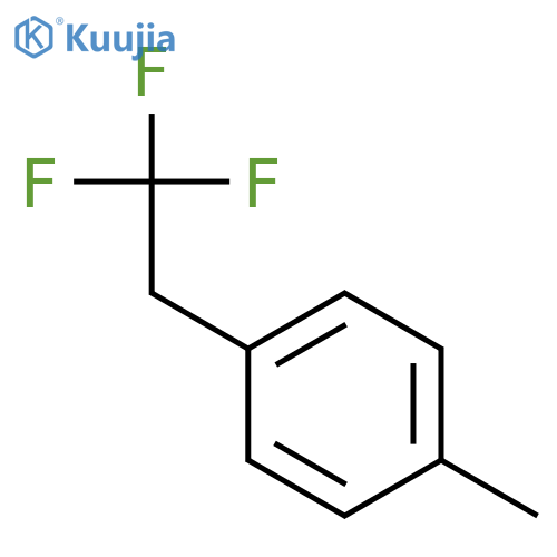1-methyl-4-(2,2,2-trifluoroethyl)benzene structure