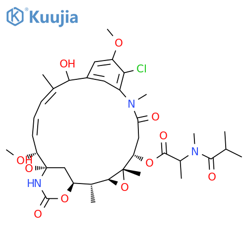 (1S,2R,3R,5S,6S,20R,21S)-11-chloro-15,21-dihydroxy-12,20-dimethoxy-2,5,9,16-tetramethyl-8,23-dioxo-4,24-dioxa-9,22-diazatetracyclo[19.3.1.1~10,14~.0~3,5~]hexacosa-10(26),11,13,16,18-pentaen-6-yl 2-[methyl(2-methylpropanoyl)amino]propanoate (non-preferred structure