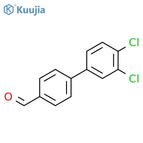 3',4'-dichloro-[1,1'-biphenyl]-4-carbaldehyde structure