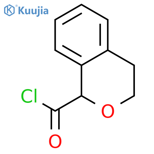 3,4-Dihydro-1H-2-benzopyran-1-carbonyl chloride structure
