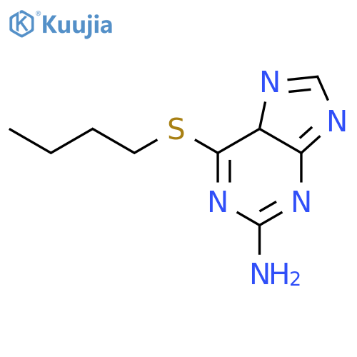 6-butylsulfanyl-7h-purin-2-amine structure