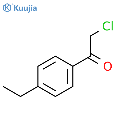 2-chloro-1-(4-ethylphenyl)ethanone structure