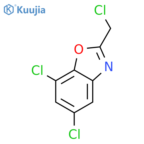 5,7-Dichloro-2-chloromethyl-benzooxazole structure